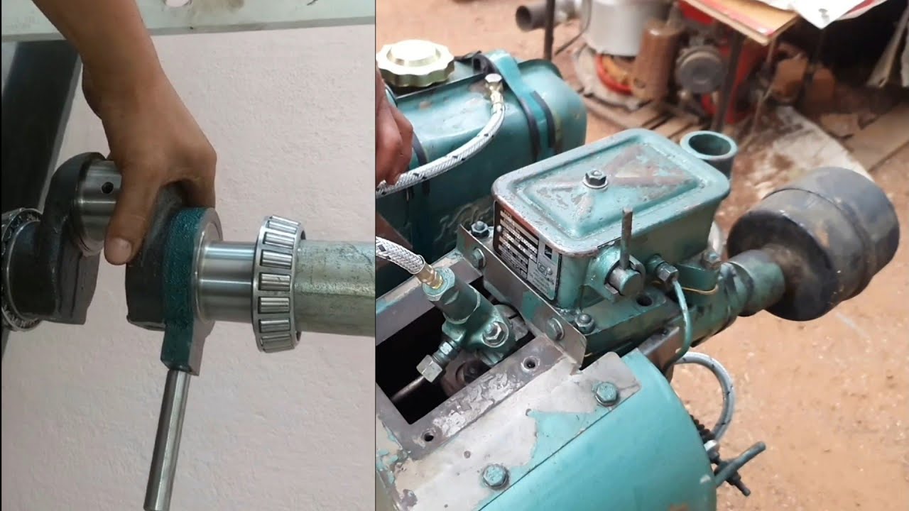 How to Kirloskar DM10 TRB Crankshaft Roller Bearing fitting tools