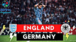 England vs Germany 1-1 ( 5-6 ) All Goals & Highlights ( 1996 UEFA Euro )