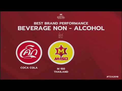 Best Brand Performance Awards by Categories - Thailand Zocial Awards 2018