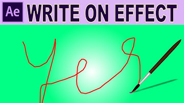 Animated Write On Effect - Adobe After Effects Tutorial
