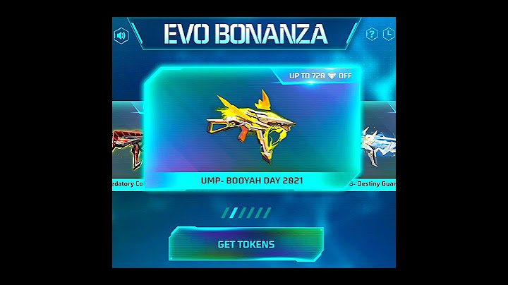 EVO BONANZA || EVO TOKEN DISCOUNT ALL GUN EVENT