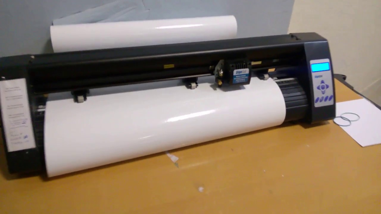 Плоттерная резка наклеек - YouTube