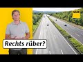 20-Sekunden-Regel: Wie lange darf man auf der Mittelspur fahren? | ADAC | Recht? Logisch!