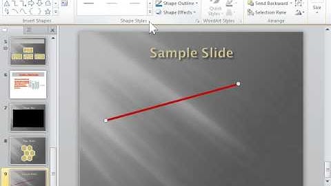 PowerPoint 2010 Make a Line Dashed