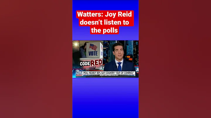 Watters lampoons Joy Reid for 'red wave' conspirac...