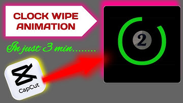 Clock Wipe Effect Explained Step-by-Step||CapCut Animation for Beginners ||2025||2026||VIDEO EDITING