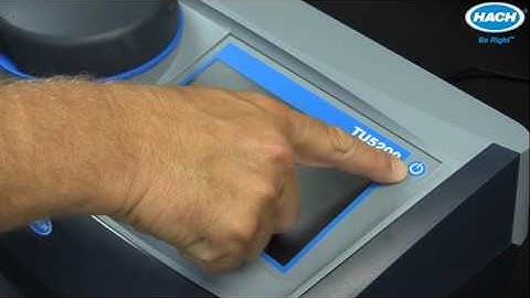 TU5 Series Turbidimeters   Installation  TU5200 Set Up