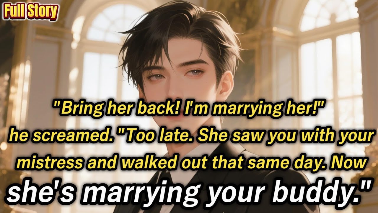 "Bring her back! I'm marrying her!" he screamed. "Too late. She saw you