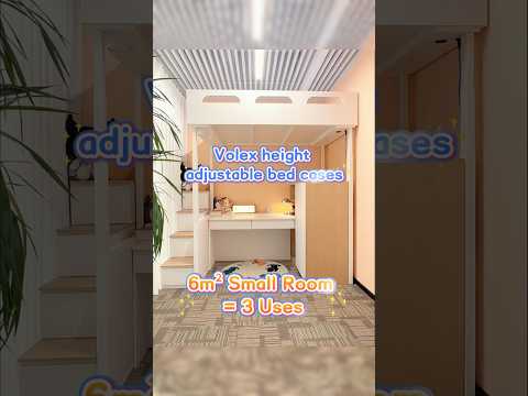 Volex height adjustable bed cases #spacesavingloftbed #smallapartment #electricloftbed