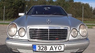 Шлифовка и полировка фар Mercedes W210 Headlight Restoration