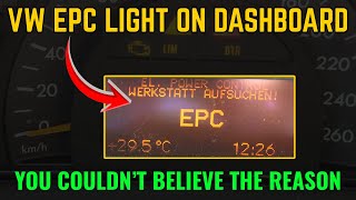 My VW EPC Light Turned On Suddenly — I Couldn’t Believe the Reason!