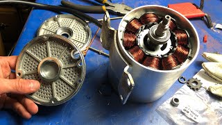 What’s Inside a 5hp 3500w 72v Electric Motor ? 3 phase induction