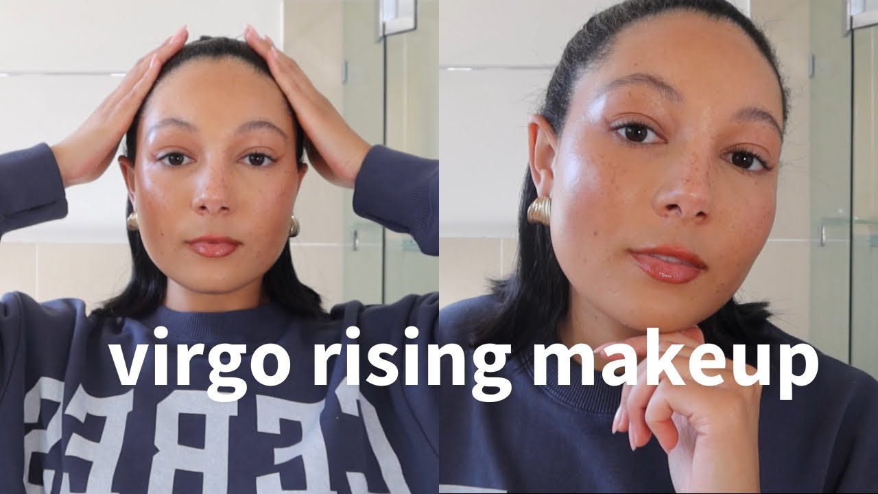 virgo rising/ascending makeup look | clean girl aesthetic grwm + life ...