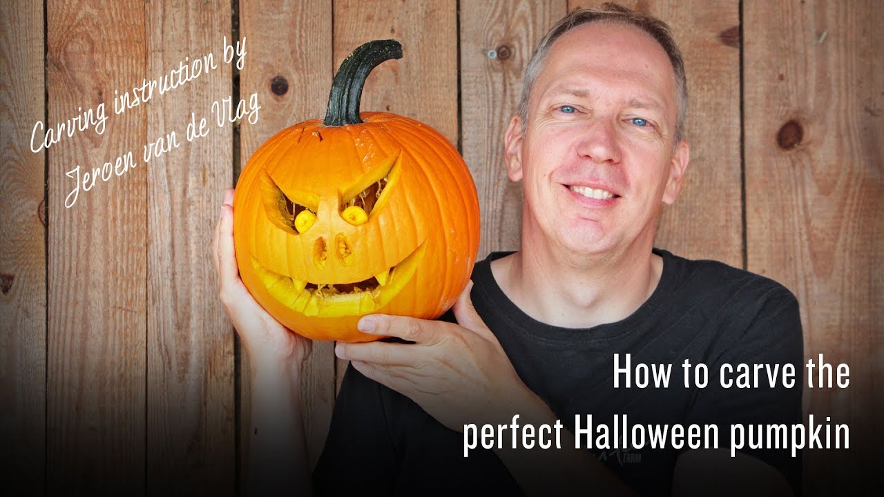 How to carve the perfect halloween pumpkin - YouTube