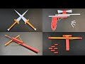How To Make Paper Things | Paper Gun That Shoots | Origami | Paper Craft |
