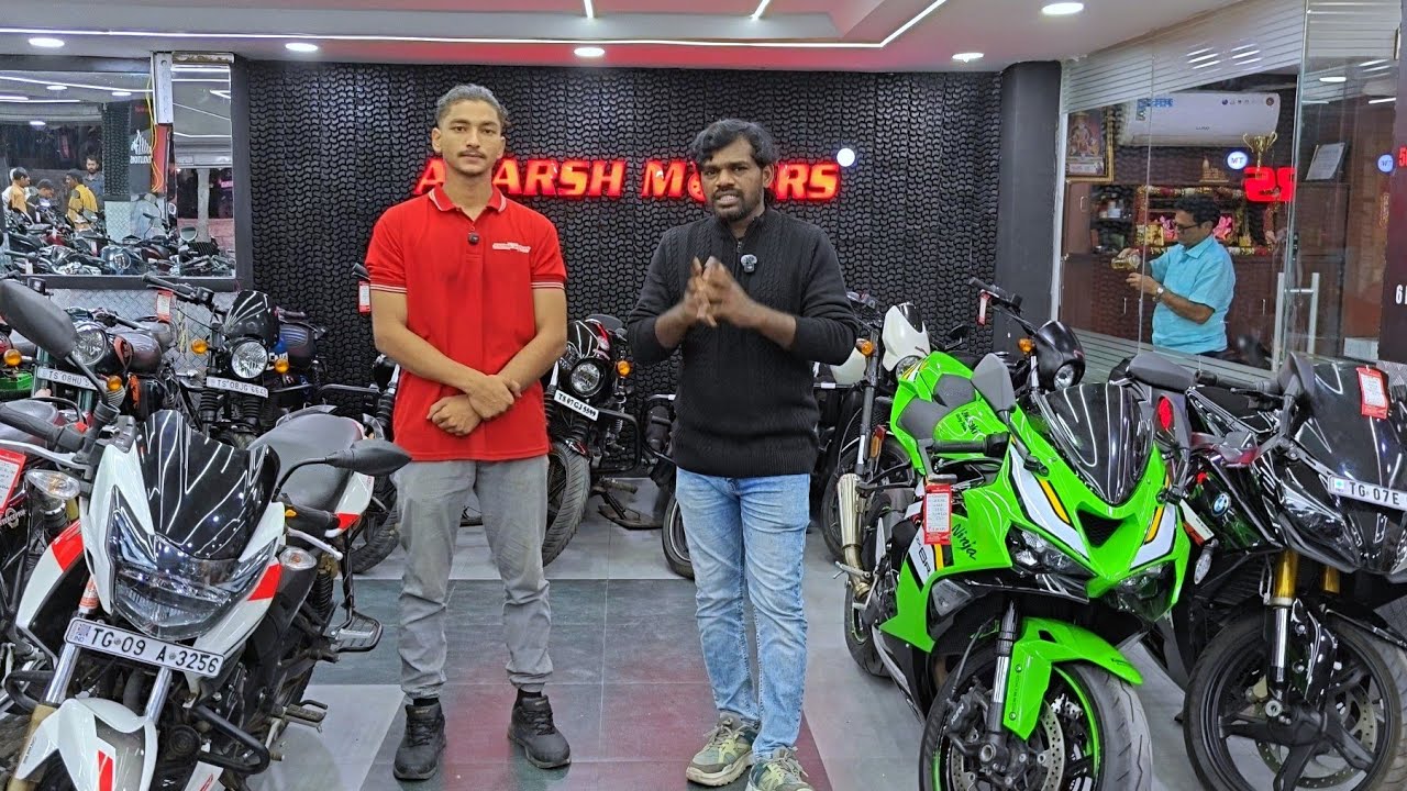 Second hand bikes in Hyderabad | Adarsh motors |😍 30k #mt #gt #r15 #zx6r @raviprakashlifestyle