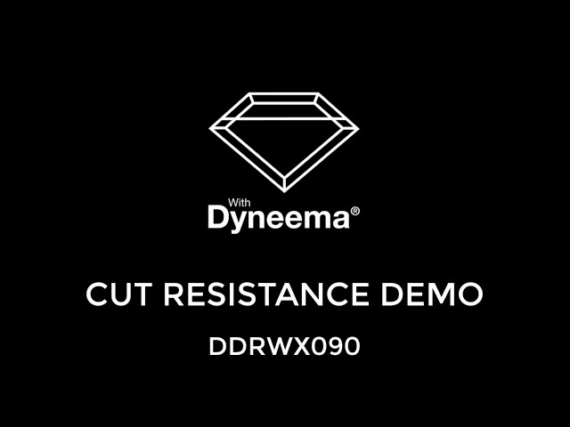 6.5 oz Dyneema Woven Hybrid DDRWX090 - Cut Resistance Demo