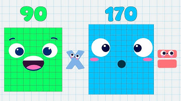 Numberblocks | Multiply 2 Big Numbers Part 6 | Multiply Two Giant Numbers | Math Skill Big Numbers