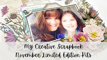 Collecting Everyday Moments - My Creative Scrapbook November Limited Edition Kits