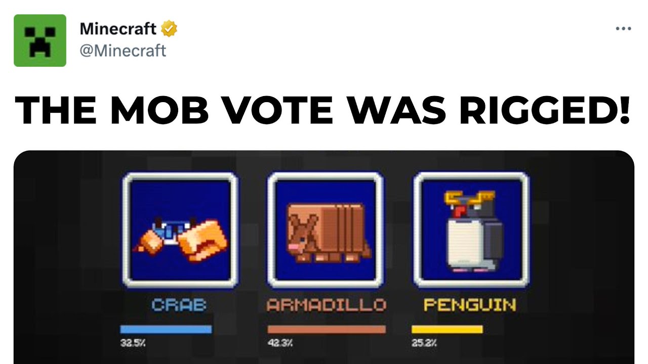 When is the Minecraft mob vote this year?