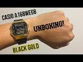 CASIO G-SHOCK GA-110GB-1A BLACK GOLD - UNBOXING - YouTube