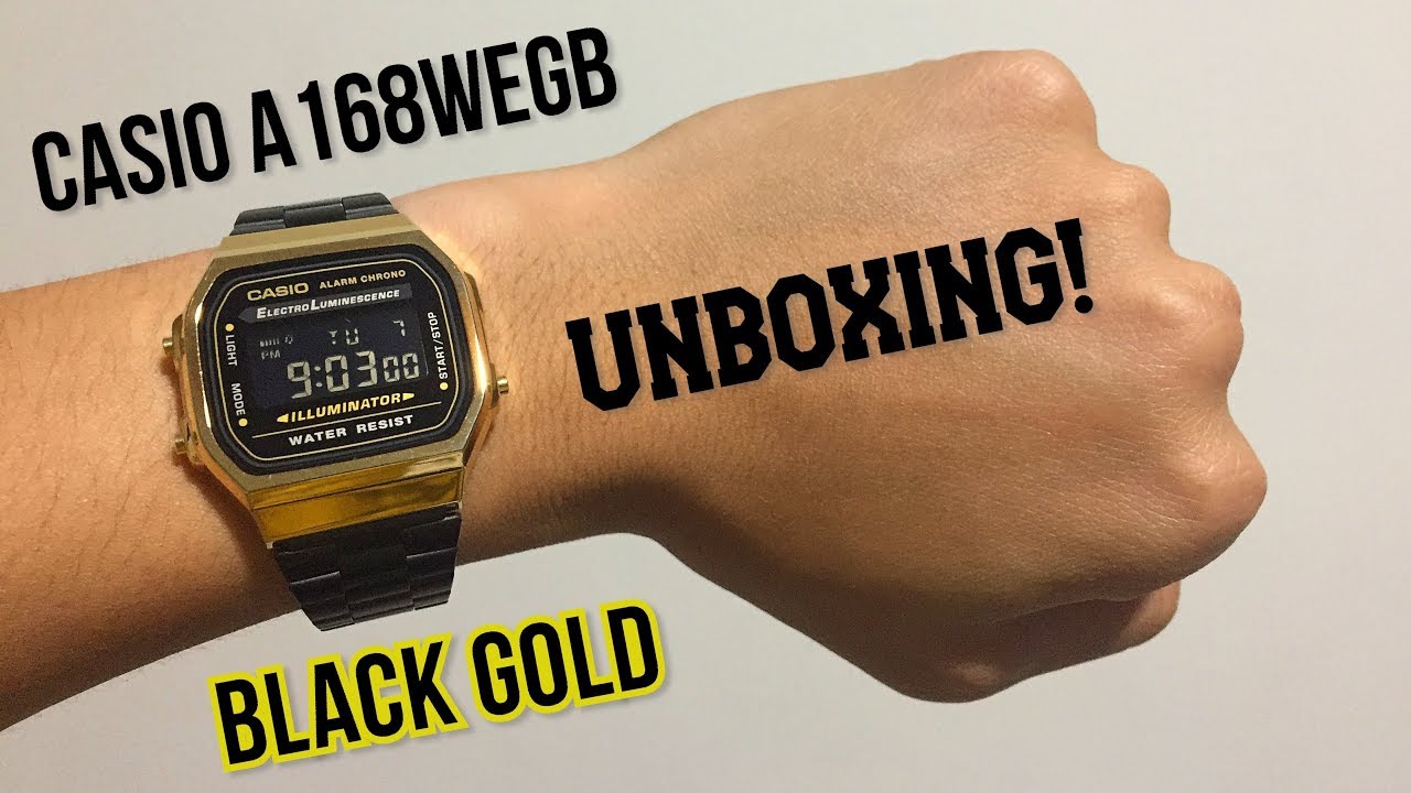 Casio Black GOLD UNBOXING! - YouTube