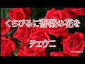 【くちびるに薔薇の花を】チェウニ/ cover by Chika