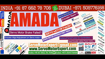 Amada Fanuc Sanyo Denki Indramat  servo drive failure causes,servo motor Faults Encoder problems