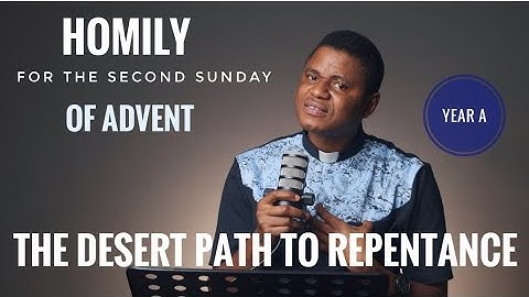 The Desert Path to Repentance: Homily for the Second Sunday of Advent, Year A 