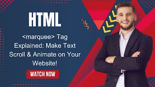 HTML Marquee Tag Explained: Make Text Scroll &amp; Animate on Your Website #html #coding #webdevelopment