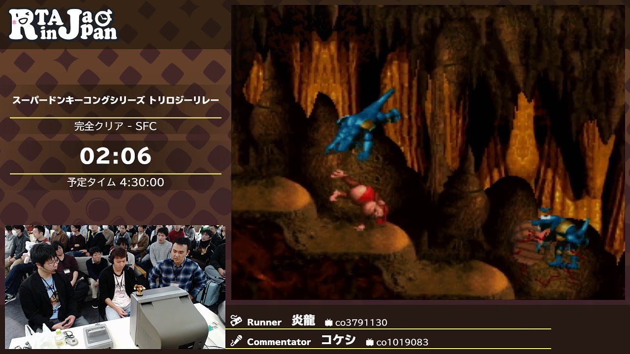 RTA in Japan 3 - スーパードンキーコングシリーズ1,2,3完全クリアトリロジーリレー