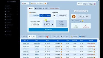 Bitcoin mining 1 bitcoin for 5 min (Bitsler Bot and Script Hack Bitcoin 2017)