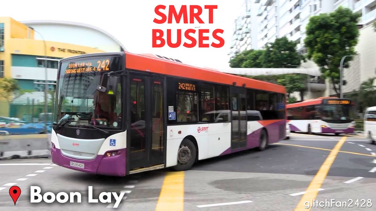 The Strange Sight of SMRT Jurong Package Buses at Boon Lay...