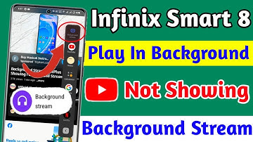 infinix smart 8 background stream stream not working problem solve, infinix smart 8 smart sidebar