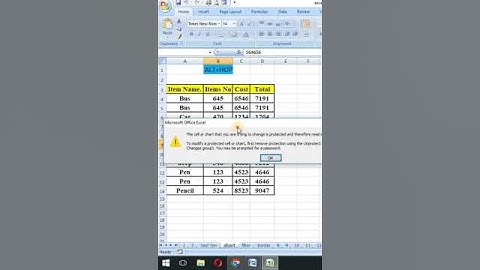 Protect your workbook with a password |shortcutkey|#excelshortsvideo| #youtubeshorts