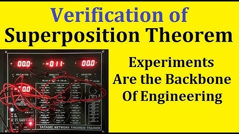 Verification of Superposition Theorem | By SAHAV SINGH YADAV