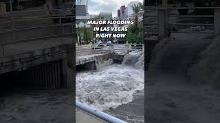 Major Flooding in Vegas Right Now! #lasvegas #flooding
