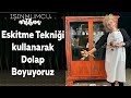 Eskitme Tekniği kullanarak Dolap Boyuyoruz