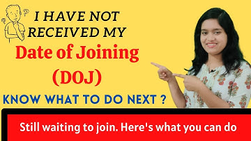 Waiting for your DOJ | Here