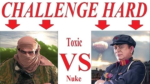 🔴 C&C Generals Zero Hour - Challenge Hard - 5 - Toxic vs Nuke 🔴
