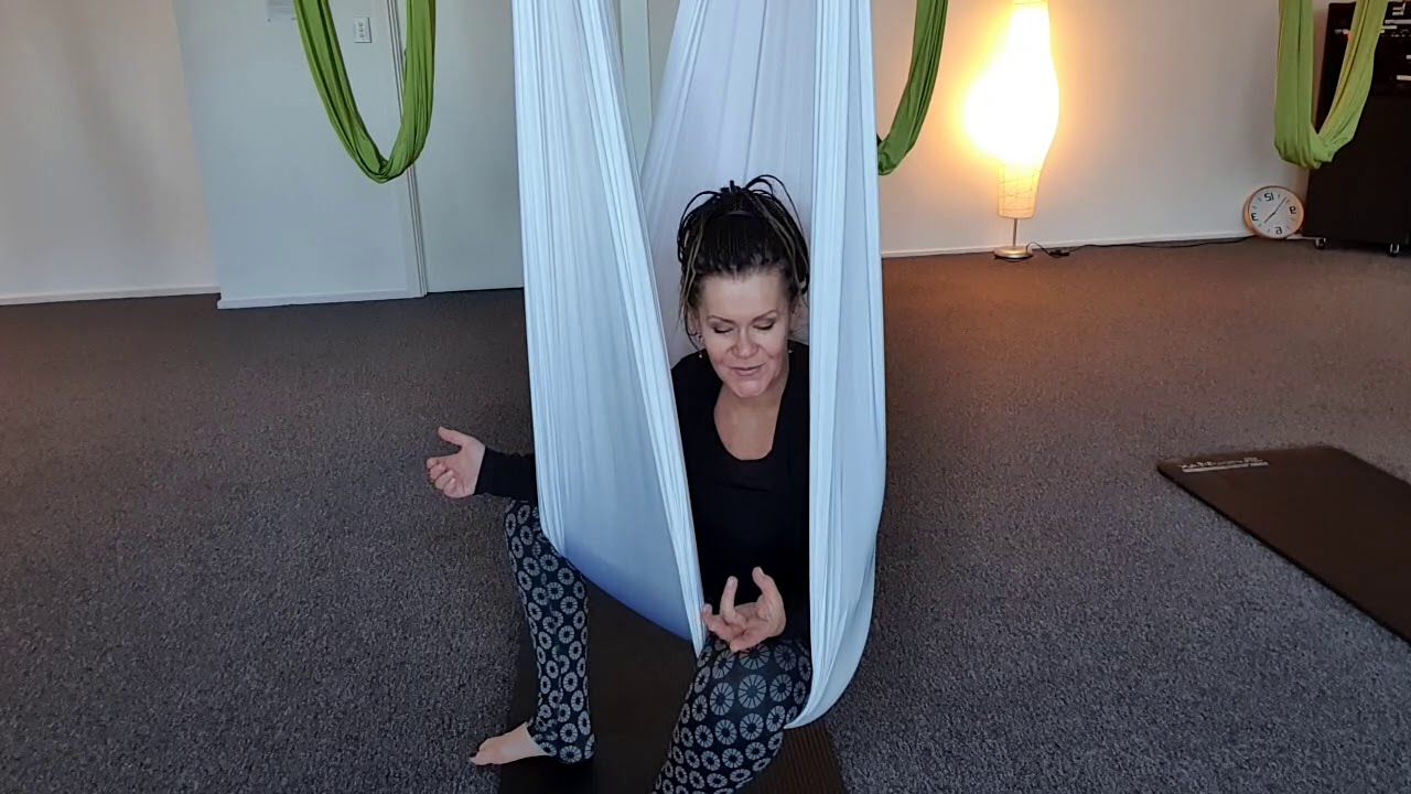 aerial meditation restorative yoga YouTube