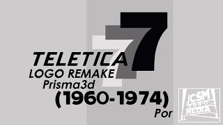 Teletica C 7 Logo Remake Prisma3D 1960-1974 V1