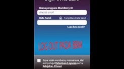 CARA MUDAH LOG OUT PADA BBM - Durasi: 1.49. 