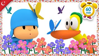 🦋 POCOYO TÜRK - Kelebek arkadaşım [ 60 dakika ] Çocuklar için ÇIZGI FILMLER