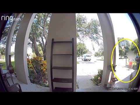 CCTV Shows Amazon Driver Stealing Bike