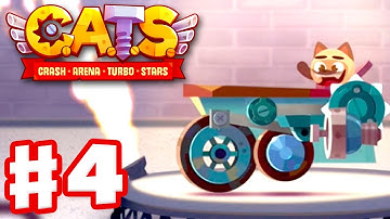 CATS: Crash Arena Turbo Stars - Gameplay Walkthrough Part 4 - Surfer with Blade and Laser! (iOS)