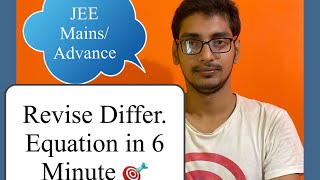 Revise Complete Differential Equation only in 6 minute | Arpit Singh