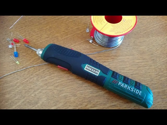 Fer à souder sans fil sur batterie Parkside LIDL PLKA 3.6 A2 Akku