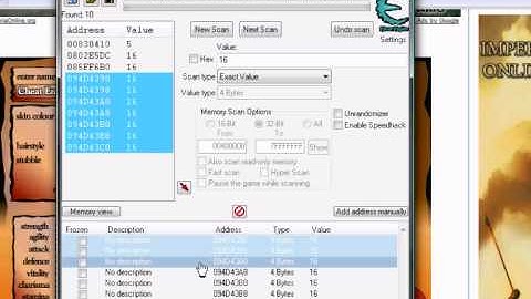 Cheat Engine 5.4 Testing Hack