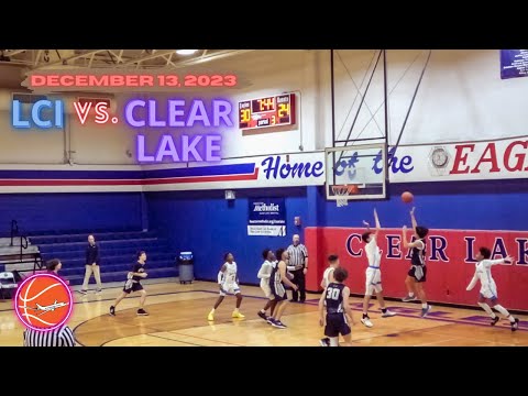 League City Intermediate School 8A Basketball Game vs Clear Lake Intermediate School. Class of 2028.